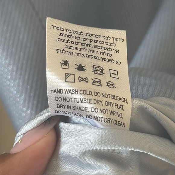 NWT Sabina Musayev Equinox Mini Dress Sky Blue Size Small - Picture 9 of 11